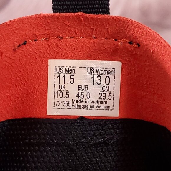 Vans Black and Blue Athletic Shoes - Picture 15 of 15